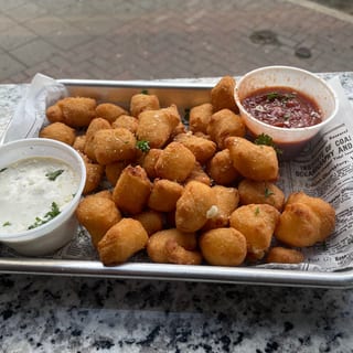 Cheese Curds with Ranch